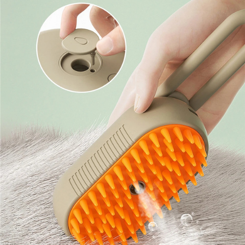 Rechargeable Pet Steam Grooming Brush