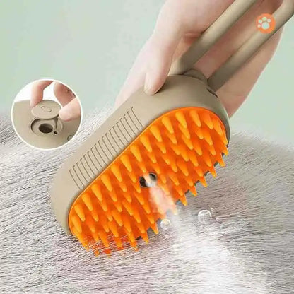 Rechargeable Pet Steam Grooming Brush