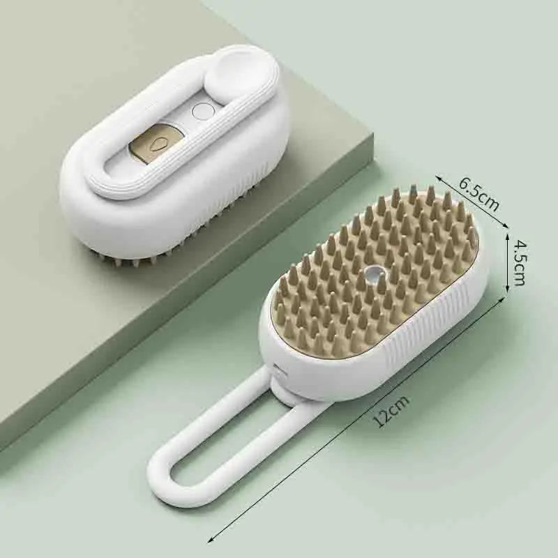 Rechargeable Pet Steam Grooming Brush