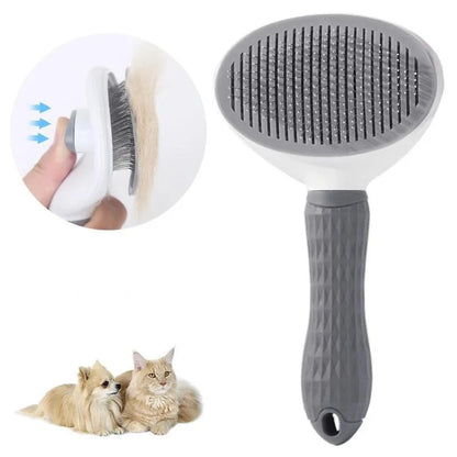 Stainless Steel Pet Hair Remover Brush