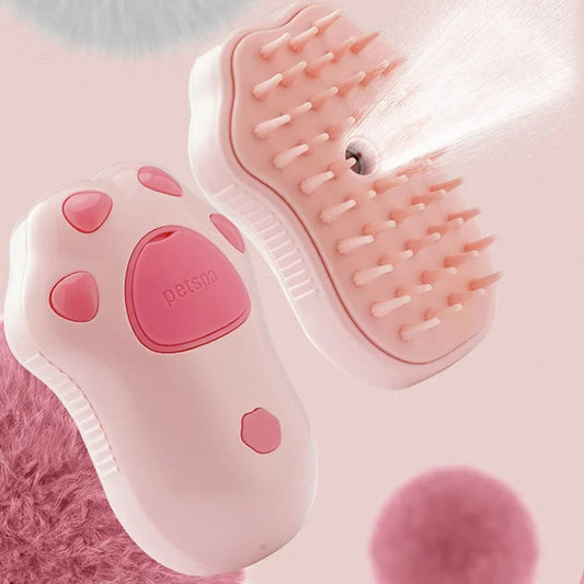 Cute Pet Paw Steam Brush