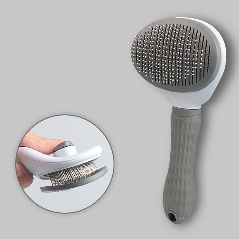 Stainless Steel Pet Hair Remover Brush