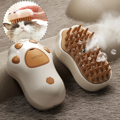 Cute Pet Paw Steam Brush